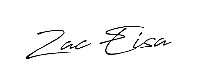 You can use this online signature creator to create a handwritten signature for the name Zac Eisa. This is the best online autograph maker. Zac Eisa signature style 7 images and pictures png