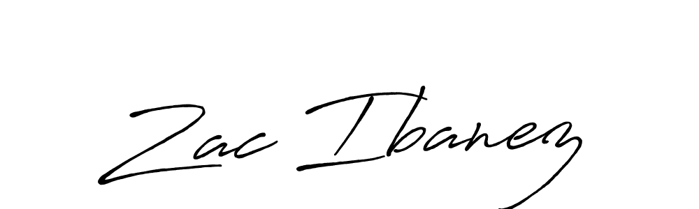 Once you've used our free online signature maker to create your best signature Antro_Vectra_Bolder style, it's time to enjoy all of the benefits that Zac Ibanez name signing documents. Zac Ibanez signature style 7 images and pictures png