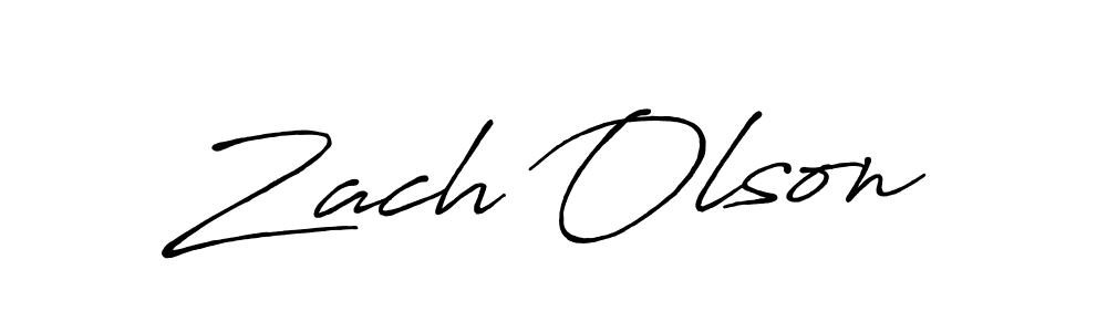 Once you've used our free online signature maker to create your best signature Antro_Vectra_Bolder style, it's time to enjoy all of the benefits that Zach Olson name signing documents. Zach Olson signature style 7 images and pictures png