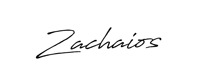 Also You can easily find your signature by using the search form. We will create Zachaios name handwritten signature images for you free of cost using Antro_Vectra_Bolder sign style. Zachaios signature style 7 images and pictures png