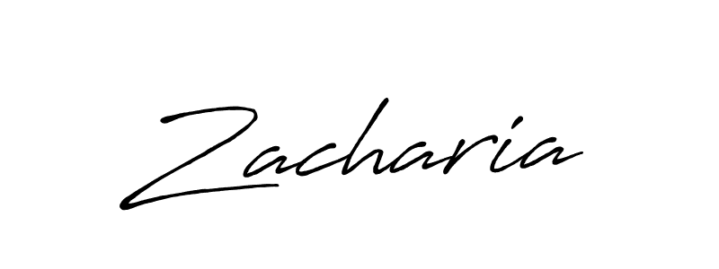 Make a beautiful signature design for name Zacharia. Use this online signature maker to create a handwritten signature for free. Zacharia signature style 7 images and pictures png