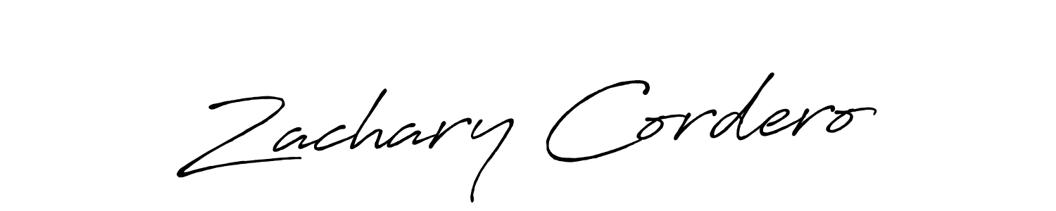 It looks lik you need a new signature style for name Zachary Cordero. Design unique handwritten (Antro_Vectra_Bolder) signature with our free signature maker in just a few clicks. Zachary Cordero signature style 7 images and pictures png