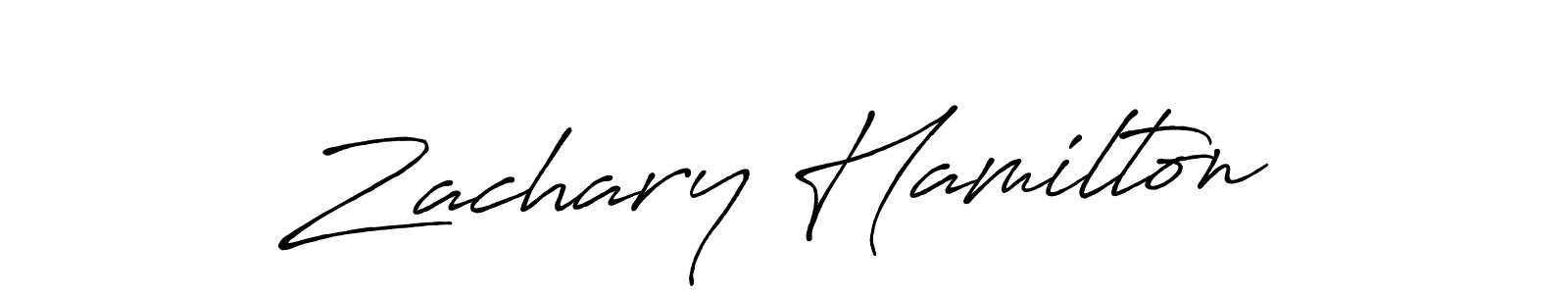 Zachary Hamilton stylish signature style. Best Handwritten Sign (Antro_Vectra_Bolder) for my name. Handwritten Signature Collection Ideas for my name Zachary Hamilton. Zachary Hamilton signature style 7 images and pictures png