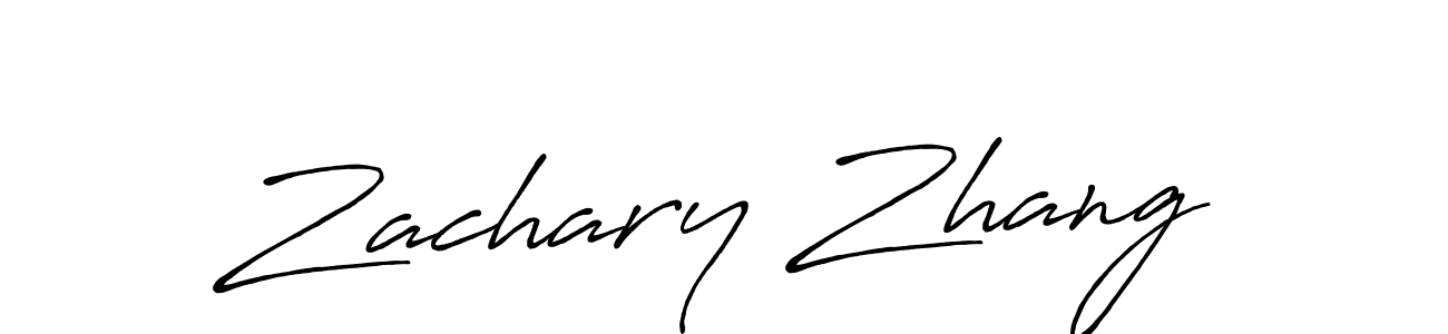 Make a short Zachary Zhang signature style. Manage your documents anywhere anytime using Antro_Vectra_Bolder. Create and add eSignatures, submit forms, share and send files easily. Zachary Zhang signature style 7 images and pictures png