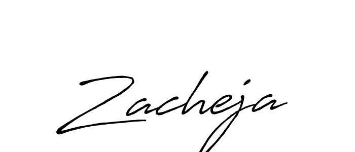 Once you've used our free online signature maker to create your best signature Antro_Vectra_Bolder style, it's time to enjoy all of the benefits that Zacheja name signing documents. Zacheja signature style 7 images and pictures png