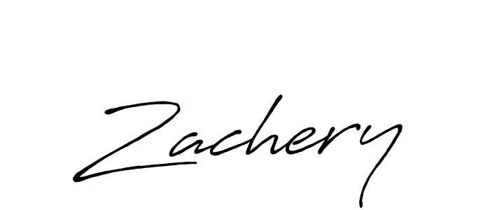 Zachery stylish signature style. Best Handwritten Sign (Antro_Vectra_Bolder) for my name. Handwritten Signature Collection Ideas for my name Zachery. Zachery signature style 7 images and pictures png