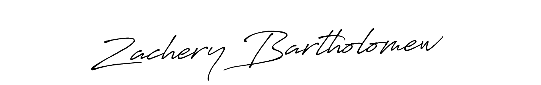 Design your own signature with our free online signature maker. With this signature software, you can create a handwritten (Antro_Vectra_Bolder) signature for name Zachery Bartholomew. Zachery Bartholomew signature style 7 images and pictures png