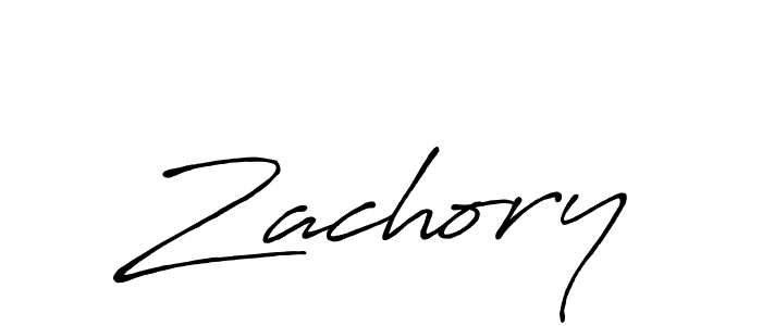 Use a signature maker to create a handwritten signature online. With this signature software, you can design (Antro_Vectra_Bolder) your own signature for name Zachory. Zachory signature style 7 images and pictures png