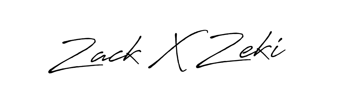 Once you've used our free online signature maker to create your best signature Antro_Vectra_Bolder style, it's time to enjoy all of the benefits that Zack X Zeki name signing documents. Zack X Zeki signature style 7 images and pictures png