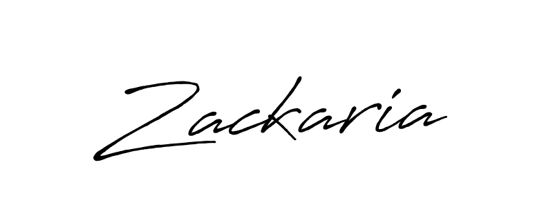 Use a signature maker to create a handwritten signature online. With this signature software, you can design (Antro_Vectra_Bolder) your own signature for name Zackaria. Zackaria signature style 7 images and pictures png