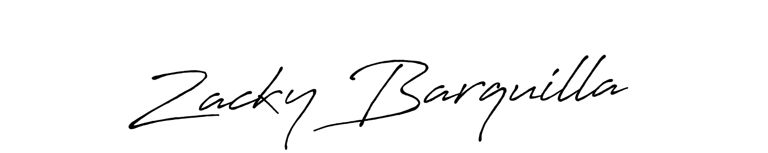 It looks lik you need a new signature style for name Zacky Barquilla. Design unique handwritten (Antro_Vectra_Bolder) signature with our free signature maker in just a few clicks. Zacky Barquilla signature style 7 images and pictures png