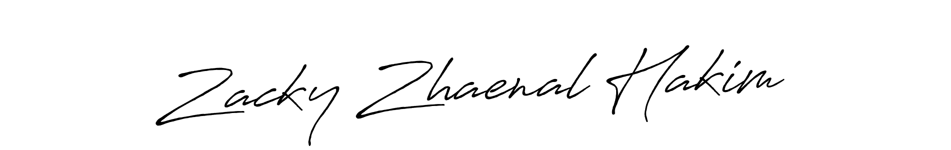 It looks lik you need a new signature style for name Zacky Zhaenal Hakim. Design unique handwritten (Antro_Vectra_Bolder) signature with our free signature maker in just a few clicks. Zacky Zhaenal Hakim signature style 7 images and pictures png