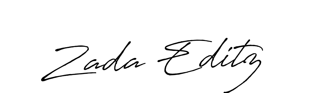 It looks lik you need a new signature style for name Zada Editz. Design unique handwritten (Antro_Vectra_Bolder) signature with our free signature maker in just a few clicks. Zada Editz signature style 7 images and pictures png