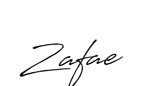How to make Zafae name signature. Use Antro_Vectra_Bolder style for creating short signs online. This is the latest handwritten sign. Zafae signature style 7 images and pictures png