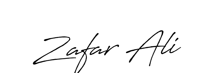 Use a signature maker to create a handwritten signature online. With this signature software, you can design (Antro_Vectra_Bolder) your own signature for name Zafar Ali. Zafar Ali signature style 7 images and pictures png