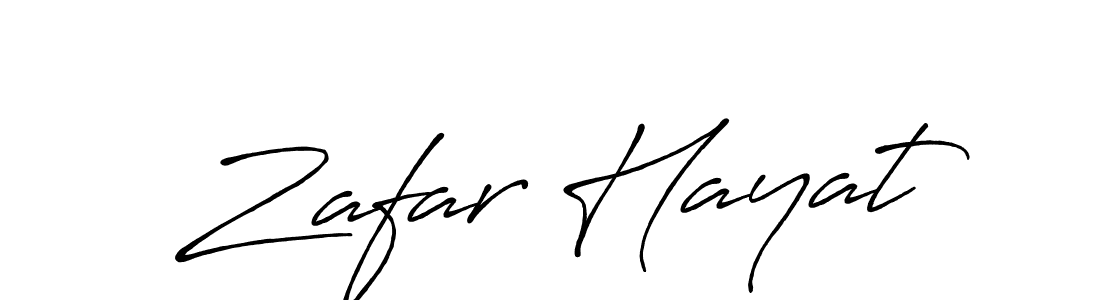 Zafar Hayat stylish signature style. Best Handwritten Sign (Antro_Vectra_Bolder) for my name. Handwritten Signature Collection Ideas for my name Zafar Hayat. Zafar Hayat signature style 7 images and pictures png