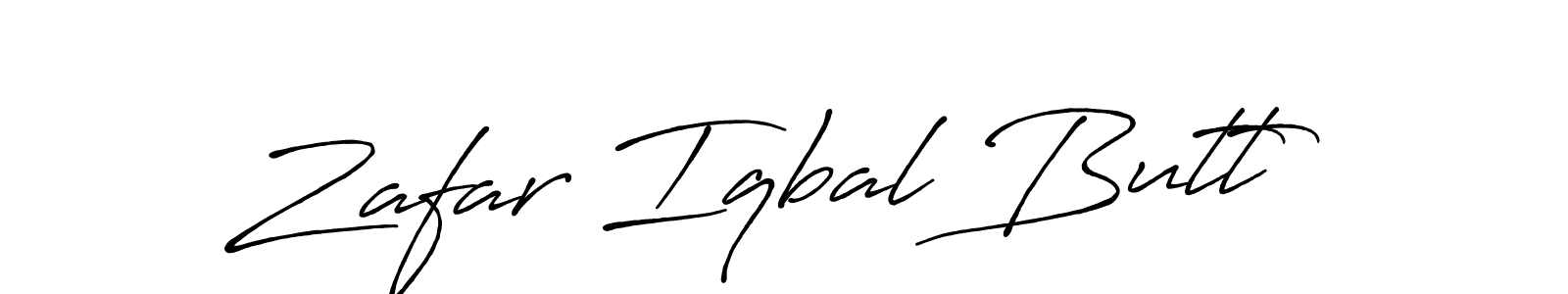 Also we have Zafar Iqbal Butt name is the best signature style. Create professional handwritten signature collection using Antro_Vectra_Bolder autograph style. Zafar Iqbal Butt signature style 7 images and pictures png