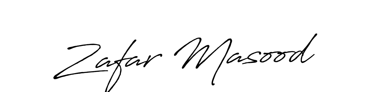Also we have Zafar Masood name is the best signature style. Create professional handwritten signature collection using Antro_Vectra_Bolder autograph style. Zafar Masood signature style 7 images and pictures png