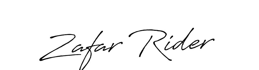 Make a beautiful signature design for name Zafar Rider. Use this online signature maker to create a handwritten signature for free. Zafar Rider signature style 7 images and pictures png