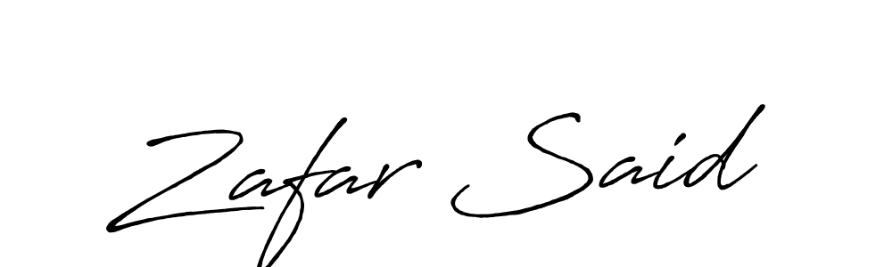 if you are searching for the best signature style for your name Zafar Said. so please give up your signature search. here we have designed multiple signature styles  using Antro_Vectra_Bolder. Zafar Said signature style 7 images and pictures png