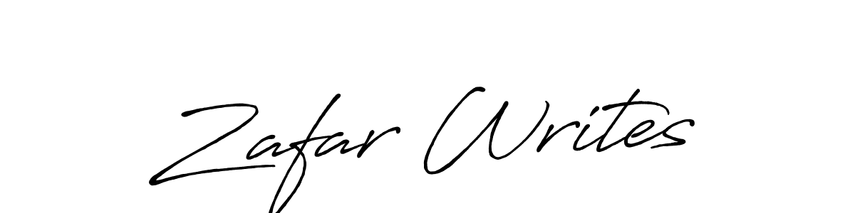 The best way (Antro_Vectra_Bolder) to make a short signature is to pick only two or three words in your name. The name Zafar Writes include a total of six letters. For converting this name. Zafar Writes signature style 7 images and pictures png