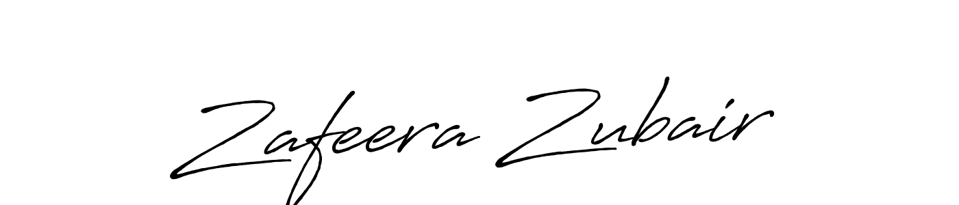 Make a short Zafeera Zubair signature style. Manage your documents anywhere anytime using Antro_Vectra_Bolder. Create and add eSignatures, submit forms, share and send files easily. Zafeera Zubair signature style 7 images and pictures png