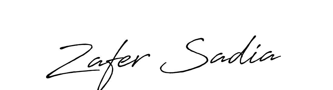 if you are searching for the best signature style for your name Zafer Sadia. so please give up your signature search. here we have designed multiple signature styles  using Antro_Vectra_Bolder. Zafer Sadia signature style 7 images and pictures png