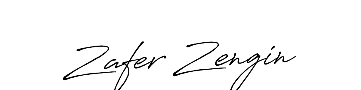 Create a beautiful signature design for name Zafer Zengin. With this signature (Antro_Vectra_Bolder) fonts, you can make a handwritten signature for free. Zafer Zengin signature style 7 images and pictures png