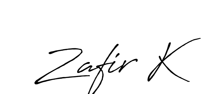 Once you've used our free online signature maker to create your best signature Antro_Vectra_Bolder style, it's time to enjoy all of the benefits that Zafir K name signing documents. Zafir K signature style 7 images and pictures png