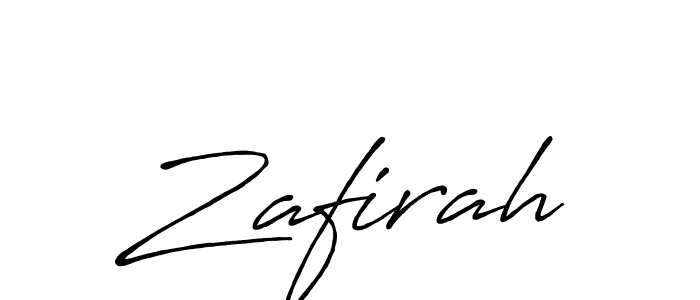 It looks lik you need a new signature style for name Zafirah. Design unique handwritten (Antro_Vectra_Bolder) signature with our free signature maker in just a few clicks. Zafirah signature style 7 images and pictures png