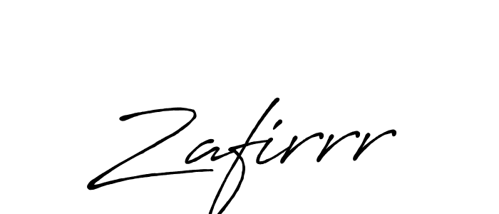 Create a beautiful signature design for name Zafirrr. With this signature (Antro_Vectra_Bolder) fonts, you can make a handwritten signature for free. Zafirrr signature style 7 images and pictures png