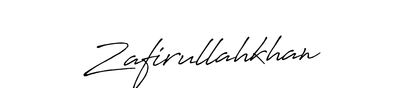 Zafirullahkhan stylish signature style. Best Handwritten Sign (Antro_Vectra_Bolder) for my name. Handwritten Signature Collection Ideas for my name Zafirullahkhan. Zafirullahkhan signature style 7 images and pictures png