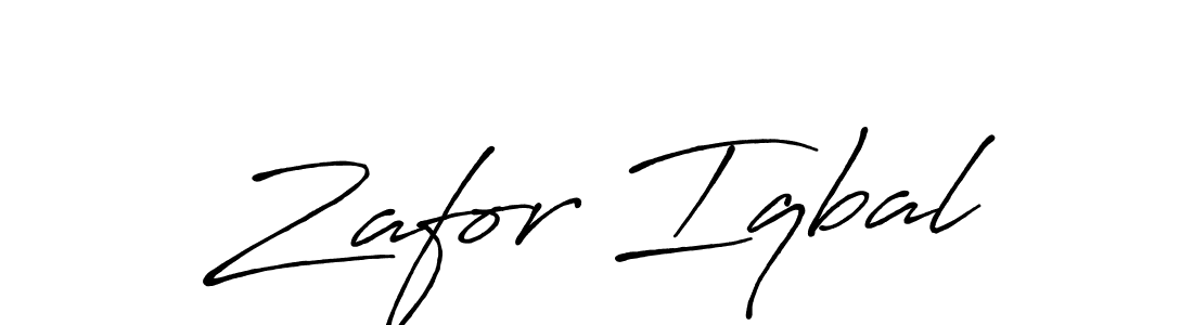 It looks lik you need a new signature style for name Zafor Iqbal. Design unique handwritten (Antro_Vectra_Bolder) signature with our free signature maker in just a few clicks. Zafor Iqbal signature style 7 images and pictures png