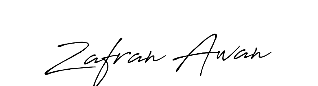You should practise on your own different ways (Antro_Vectra_Bolder) to write your name (Zafran Awan) in signature. don't let someone else do it for you. Zafran Awan signature style 7 images and pictures png