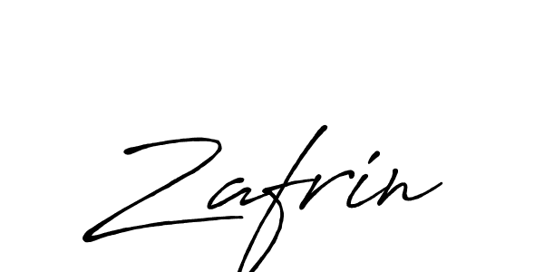 Zafrin stylish signature style. Best Handwritten Sign (Antro_Vectra_Bolder) for my name. Handwritten Signature Collection Ideas for my name Zafrin. Zafrin signature style 7 images and pictures png