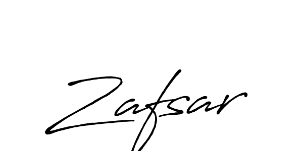 Create a beautiful signature design for name Zafsar. With this signature (Antro_Vectra_Bolder) fonts, you can make a handwritten signature for free. Zafsar signature style 7 images and pictures png