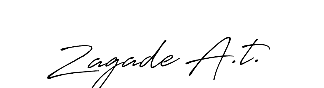 Here are the top 10 professional signature styles for the name Zagade A.t.. These are the best autograph styles you can use for your name. Zagade A.t. signature style 7 images and pictures png