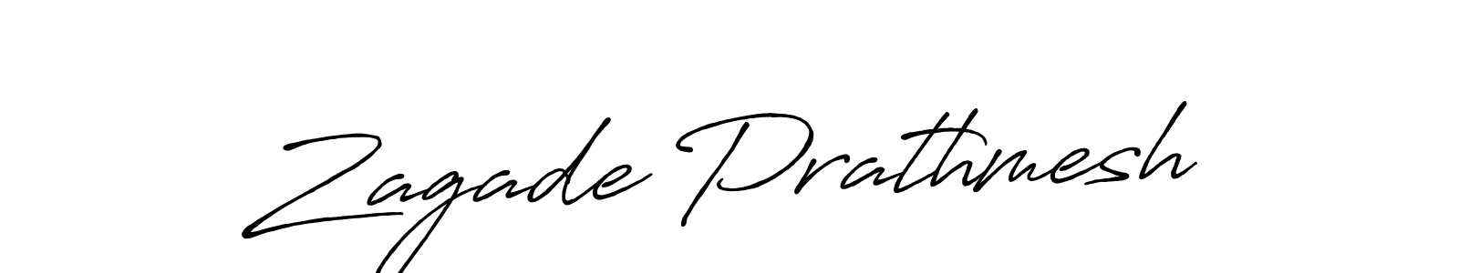 Also we have Zagade Prathmesh name is the best signature style. Create professional handwritten signature collection using Antro_Vectra_Bolder autograph style. Zagade Prathmesh signature style 7 images and pictures png