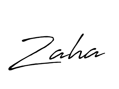 The best way (Antro_Vectra_Bolder) to make a short signature is to pick only two or three words in your name. The name Zaha include a total of six letters. For converting this name. Zaha signature style 7 images and pictures png