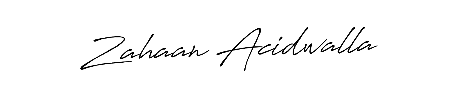 if you are searching for the best signature style for your name Zahaan Acidwalla. so please give up your signature search. here we have designed multiple signature styles  using Antro_Vectra_Bolder. Zahaan Acidwalla signature style 7 images and pictures png