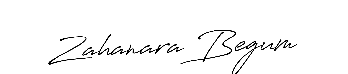 Also we have Zahanara Begum name is the best signature style. Create professional handwritten signature collection using Antro_Vectra_Bolder autograph style. Zahanara Begum signature style 7 images and pictures png