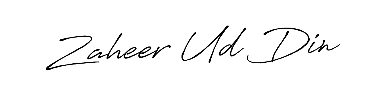Once you've used our free online signature maker to create your best signature Antro_Vectra_Bolder style, it's time to enjoy all of the benefits that Zaheer Ud Din name signing documents. Zaheer Ud Din signature style 7 images and pictures png