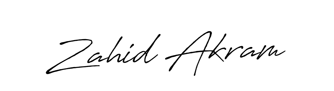 Make a short Zahid Akram signature style. Manage your documents anywhere anytime using Antro_Vectra_Bolder. Create and add eSignatures, submit forms, share and send files easily. Zahid Akram signature style 7 images and pictures png