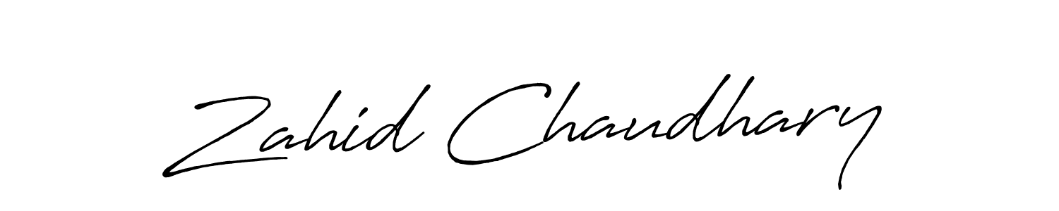 The best way (Antro_Vectra_Bolder) to make a short signature is to pick only two or three words in your name. The name Zahid Chaudhary include a total of six letters. For converting this name. Zahid Chaudhary signature style 7 images and pictures png