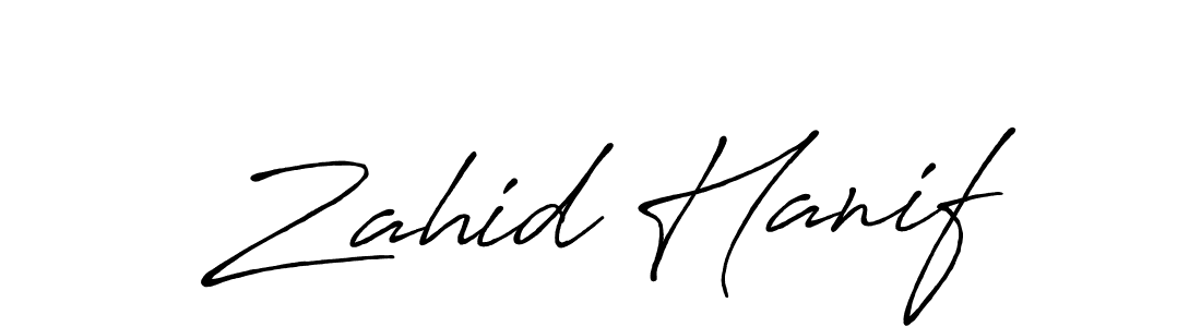 Once you've used our free online signature maker to create your best signature Antro_Vectra_Bolder style, it's time to enjoy all of the benefits that Zahid Hanif name signing documents. Zahid Hanif signature style 7 images and pictures png