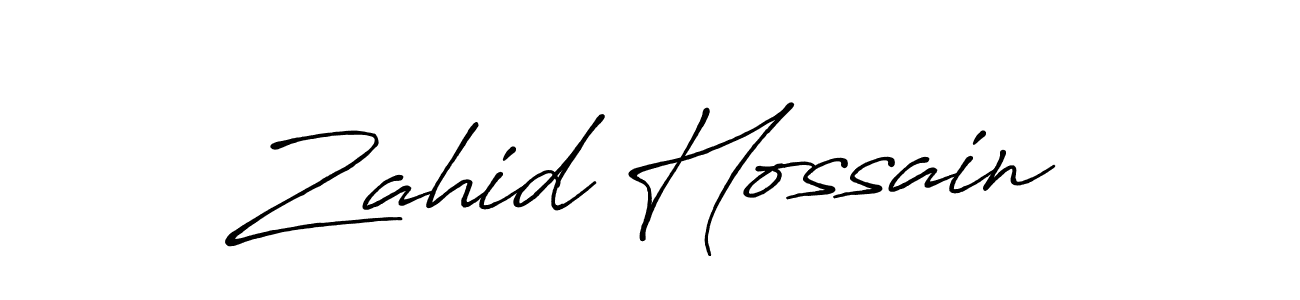 This is the best signature style for the Zahid Hossain name. Also you like these signature font (Antro_Vectra_Bolder). Mix name signature. Zahid Hossain signature style 7 images and pictures png