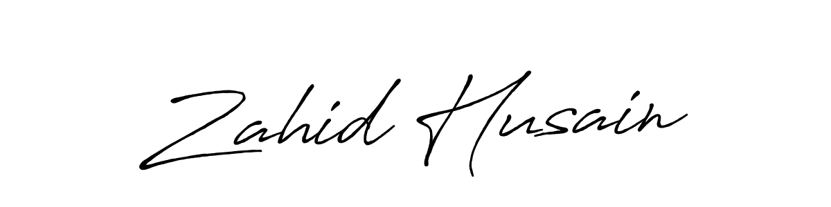 This is the best signature style for the Zahid Husain name. Also you like these signature font (Antro_Vectra_Bolder). Mix name signature. Zahid Husain signature style 7 images and pictures png