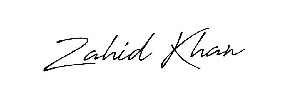 You should practise on your own different ways (Antro_Vectra_Bolder) to write your name (Zahid Khan) in signature. don't let someone else do it for you. Zahid Khan signature style 7 images and pictures png