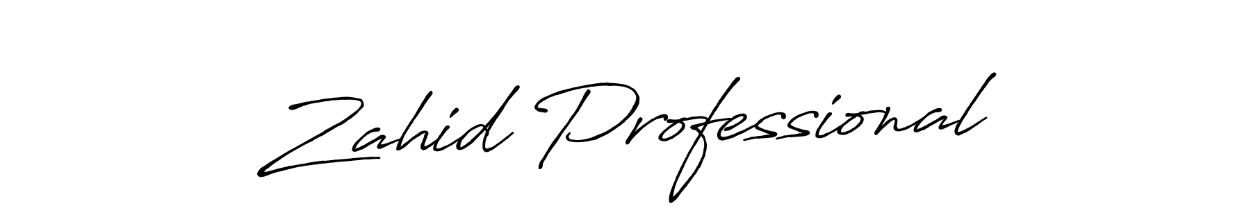 How to Draw Zahid Professional signature style? Antro_Vectra_Bolder is a latest design signature styles for name Zahid Professional. Zahid Professional signature style 7 images and pictures png