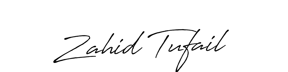 You should practise on your own different ways (Antro_Vectra_Bolder) to write your name (Zahid Tufail) in signature. don't let someone else do it for you. Zahid Tufail signature style 7 images and pictures png